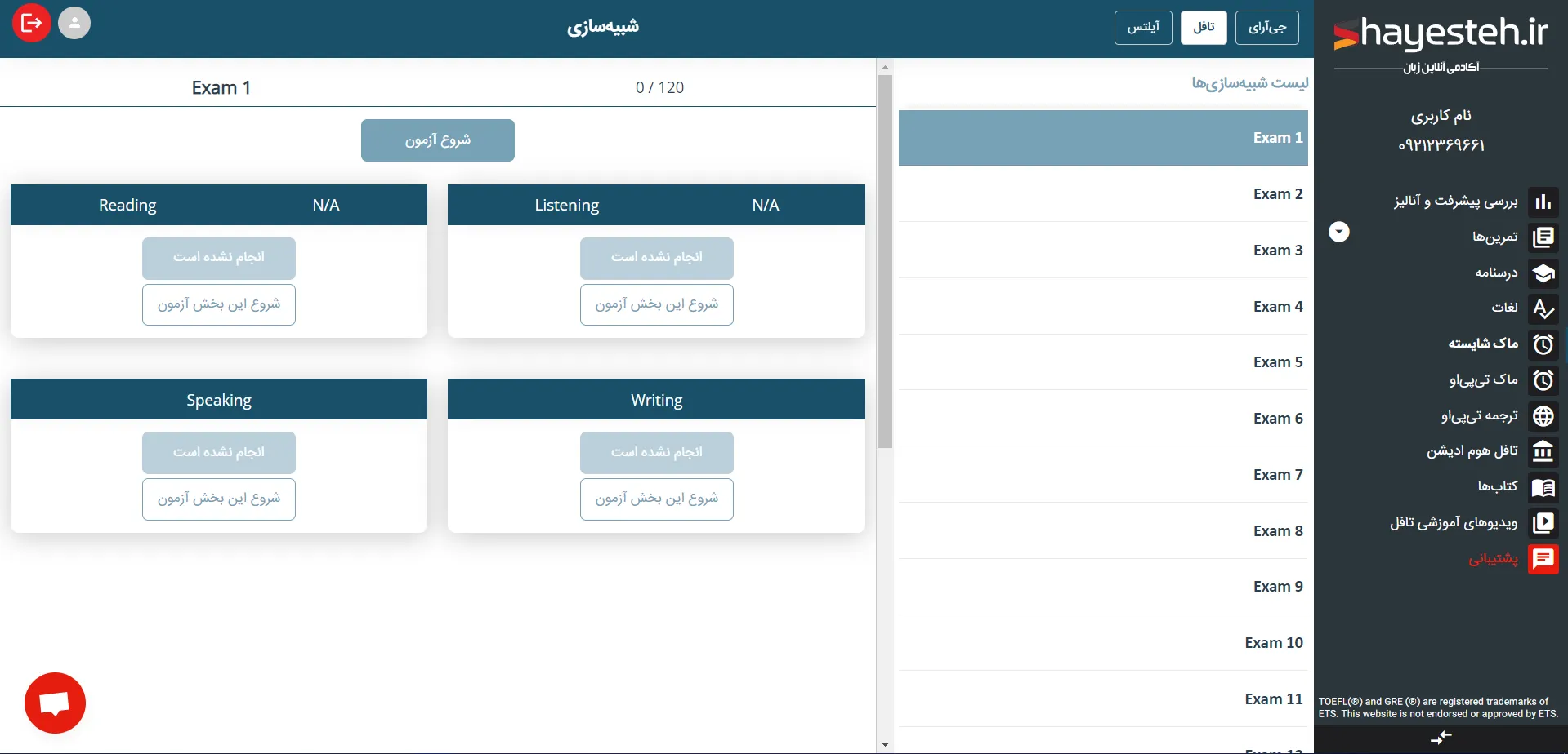 شرایط سنی آزمون تافل (آپدیت 2024)